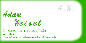 adam weisel business card